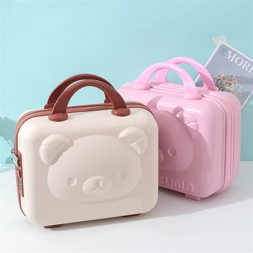 Portable Mini Bear Makeup Handbag, Mini Bear Travel Cosmetic Bag, Durable Zipper Cosmetic Bag Portable Mini Bear Makeup Handbag, Mini Bear Travel Cosmetic Bag, Durable Zipper Cosmetic Bag